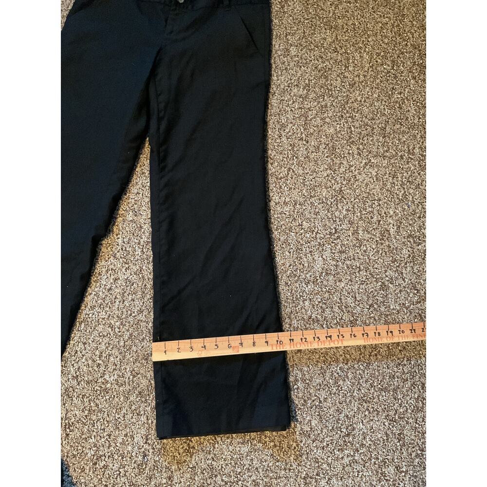 Banana Republic Martin Linen Pants Size 8 Black Straight Leg Work Pants - Picture 6 of 6